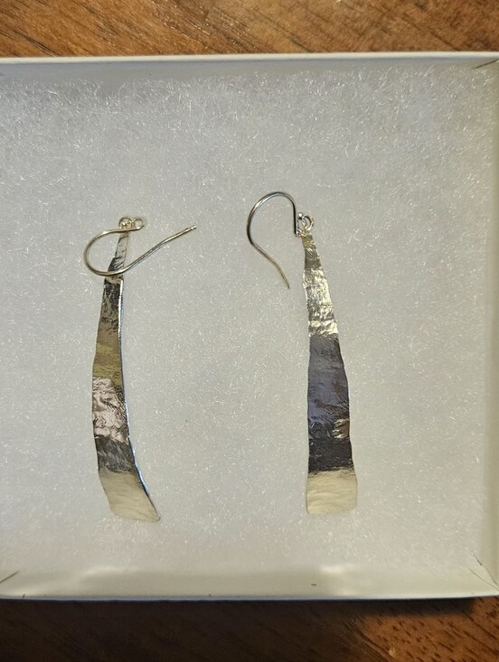 Silpada Jewelry - Silpada Sterling Silver Hammered Dangle Earrings - Silver
